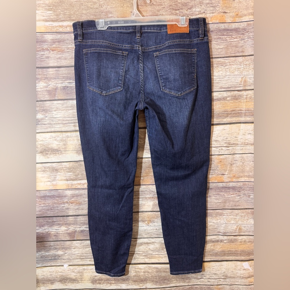 J. Crew Toothpick Skinny Jeans 32 Dark Wash Classic F5330 - Picture 3 of 6